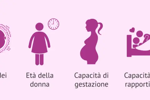 Icone: qualità gameti, età donna, gravidanza, rapporti sessuali. Non è possibile avere un ciclo due volte in un mese.